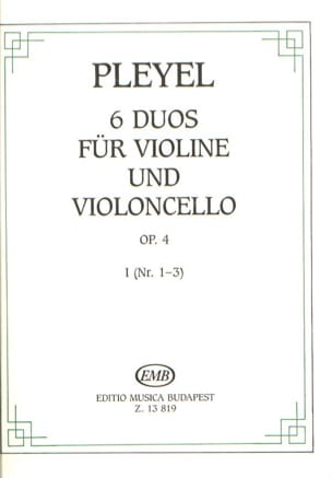 6 Duos for violin and violoncello op. 4 vol. 1 - Ignaz Pleyel