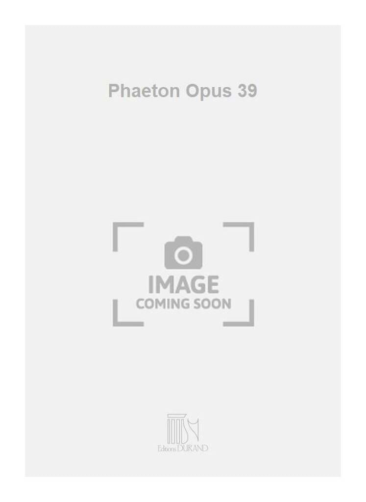 Phaéton op. 39 SAINT-SAËNS Partition Grand format