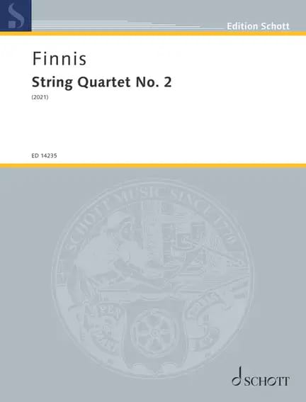 Quatuor à cordes n° 2 Edmund Finnis Partition Quatuors