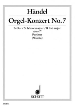 Orgel-Konzert Nr. 7 B-Dur op. 7/1 - Partitur - HAENDEL - Partition