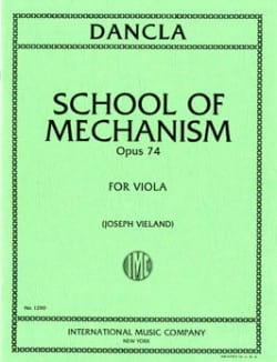 School of mechanism op. 74 - Alto DANCLA Partition Alto