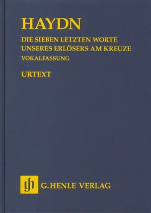 7 Dernières Paroles du Christ - Score HAYDN Partition Petit format