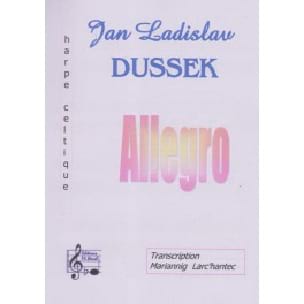 Allegro de la Sonate en do m. Jan Ladislav Dussek Partition