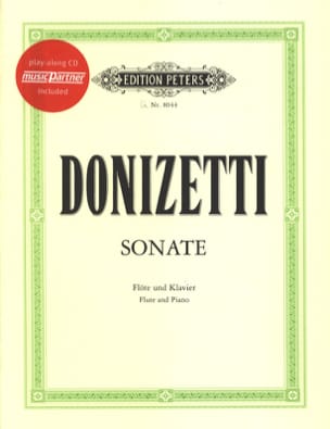 Sonate - flute et piano DONIZETTI Partition Flûte traversière