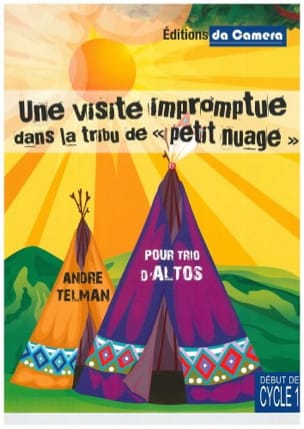 Une visite impromptue.. - 3 Altos André Telman Partition Alto