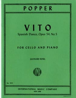 Vito op. 54 n° 5 David Popper Partition Violoncelle