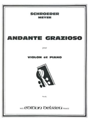 Andante Grazioso Schroeder-Meyer Partition Violon