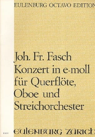 Konzert e-moll für Querflöte, Oboe u. Streichorchester
