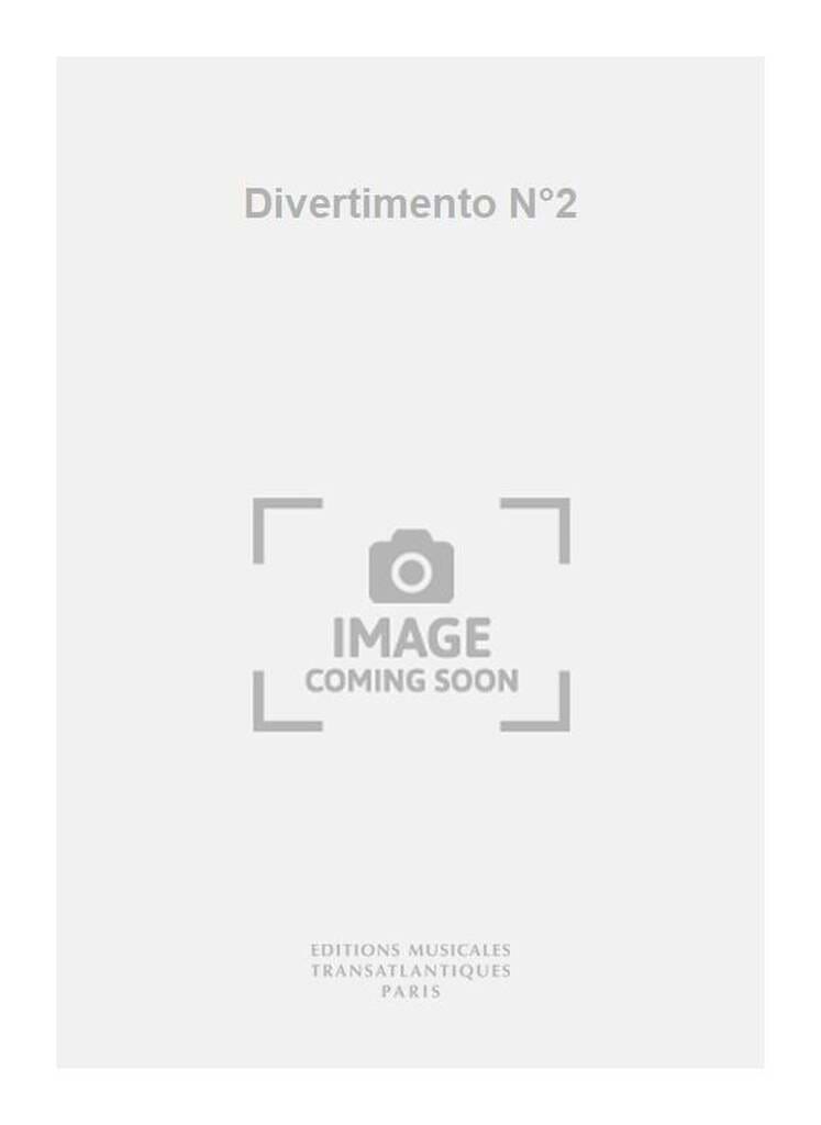 Divertimento n° 2 Paul Arma Partition Trios