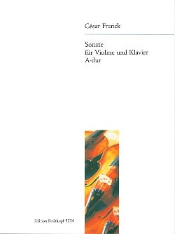 Sonate A-Dur - violon FRANCK Partition Violon