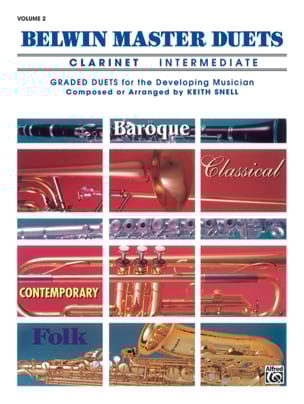 Belwin Master Duets, Volume 2 Clarinet intermediate - Keith Snell