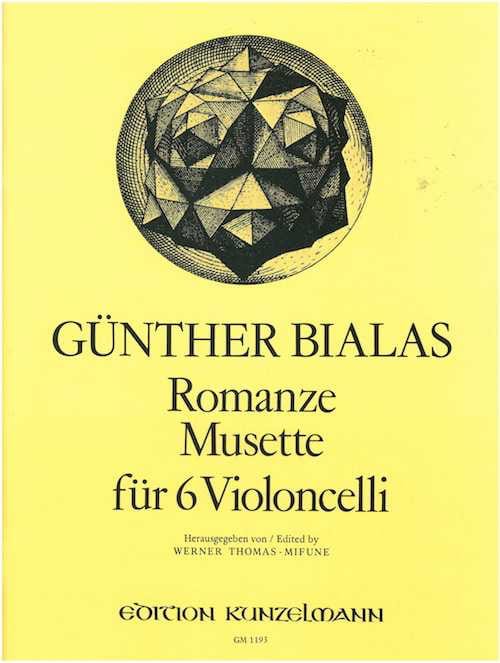 Romanze Günter Bialas Partition Violoncelle