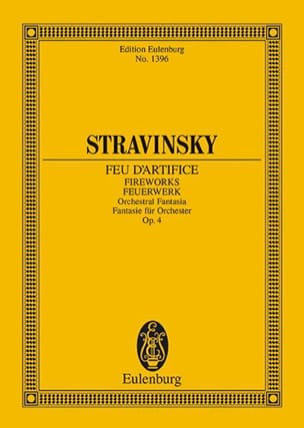 Parcourir les pages de Feuerwerk - Feu D' Artifice - STRAVINSKY - Partition - Petit format