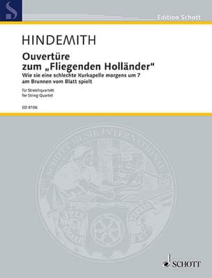 Ouvertüre zum fliegenden Holländer - Partitur + Stimmen - HINDEMITH