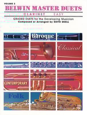 Belwin Master Duets, Volume 2 Clarinet easy - Keith Snell - Partition