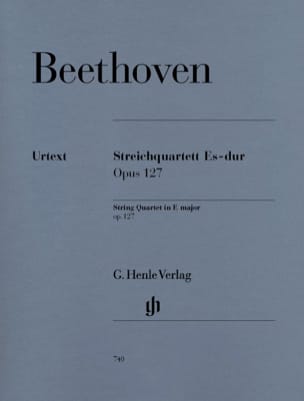 Quatuor à cordes en Mi bémol majeur op. 127 - BEETHOVEN - Partition