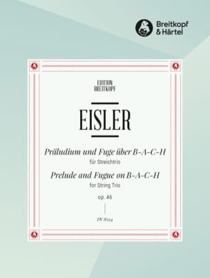 Präludium und Fuge über B-A-C-H op. 46 - Partitur + Stimmen