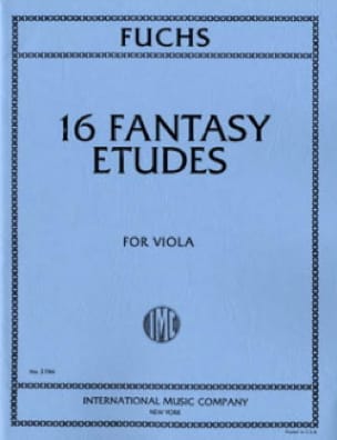 16 Fantasy Etudes Lillian Fuchs Partition Alto