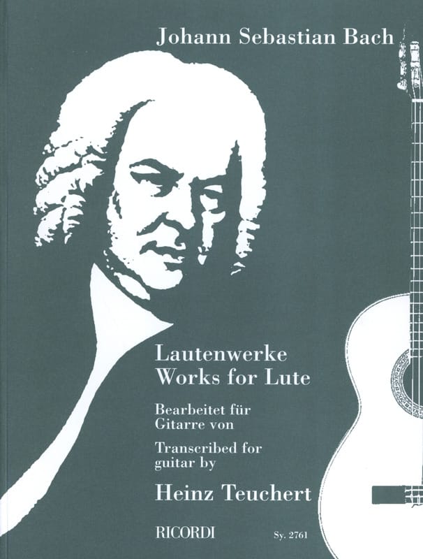 Lautenwerke Bearbeitet für Gitarre von Heinz Teuchert - BACH
