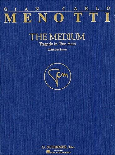 The Medium Cloth Full Score Gian-Carlo Menotti Partition Grand format