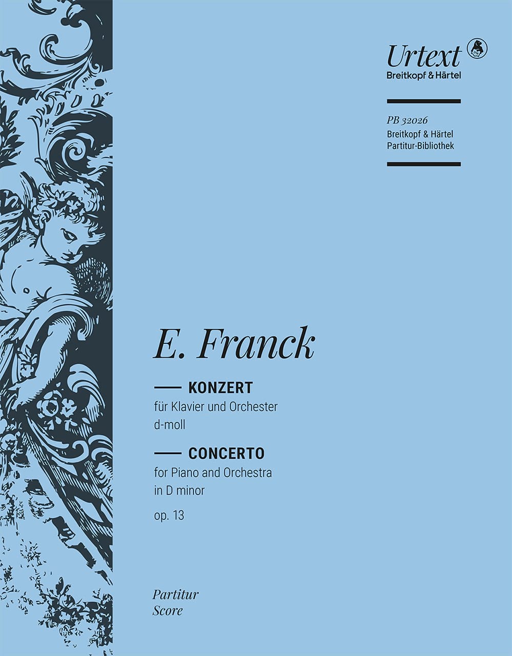 Concerto for Piano in D minor Op. 13 - Eduard Franck - Partition