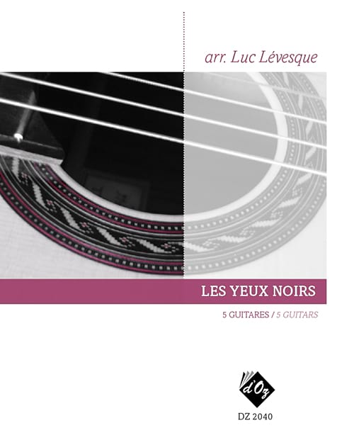 Les yeux noirs - Folklore russe - Partition