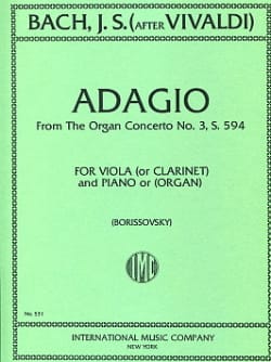 Adagio from the Organ Concerto n° 3