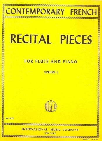 Recital pieces - Volume 1 - Flute piano - french Contemporary