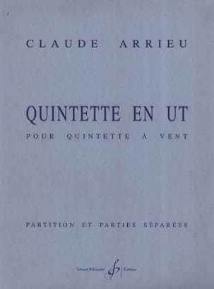 Quintette En Ut - Partition & Parties - Claude Arrieu - Partition