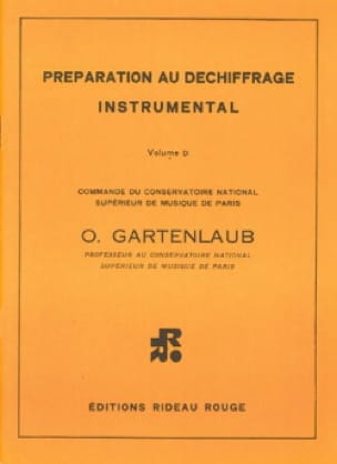 Préparation au déchiffrage instrumental - Volume D - Odette Gartenlaub