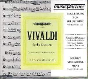 Sechs Sonaten Volume 1 / CD - Vcelle & Bc VIVALDI Partition