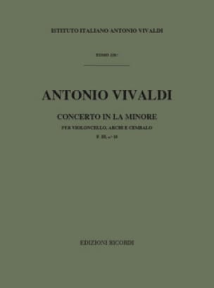 Concerto en la min. - F. 3 N°10 - Partitura - VIVALDI - Partition
