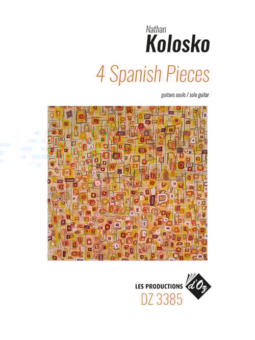4 Spanish Pieces Nathan Kolosko Partition Guitare