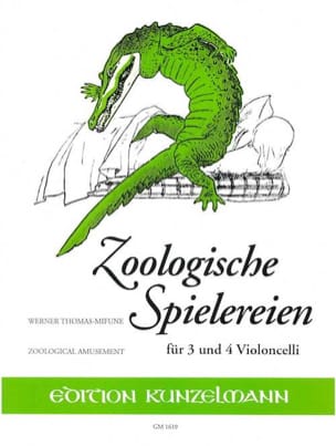 Zoologische Spielereien Werner Thomas-Mifune Partition Violoncelle