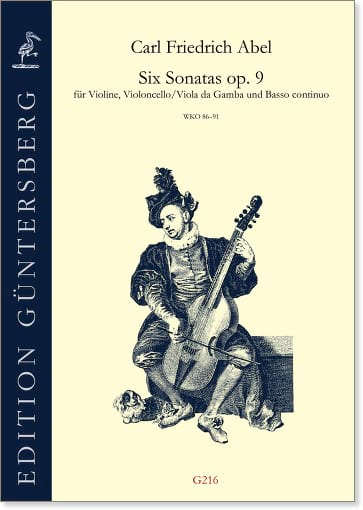 6 Sonatas, opus 9 - Carl Friedrich Abel - Partition