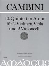Quintette Nr. 10 En la Maj. - Giuseppe Maria Cambini - Partition