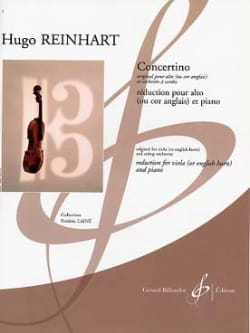 Concertino Hugo Reinhart Partition Alto