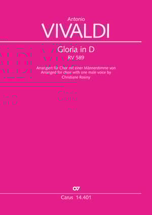 Gloria in D, RV 589 VIVALDI Partition Grand format