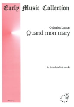 Quand Mon Mary Orlando Lassus Partition Quatuors