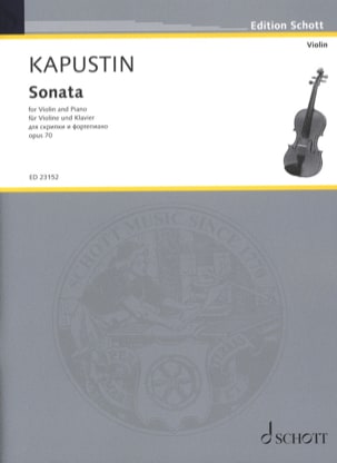 Sonate - Violon Nikolai Kapustin Partition Violon