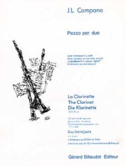 Pezzo per Due - Flûte et Violoncelle Jose-Luis Campana Partition Duos