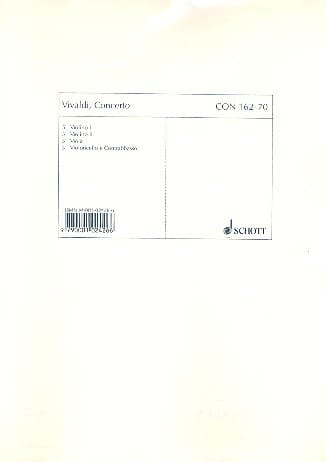 Concerto F-Dur , F. 1 N° 34, Rv 551, P.278, Pour 3 Violons - Set