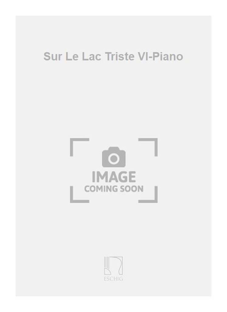 Sur le Lac Triste Ermend Bonnal Partition Violon