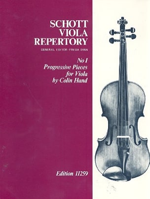 Progressive Pieces for Viola Colin Hand Partition Alto