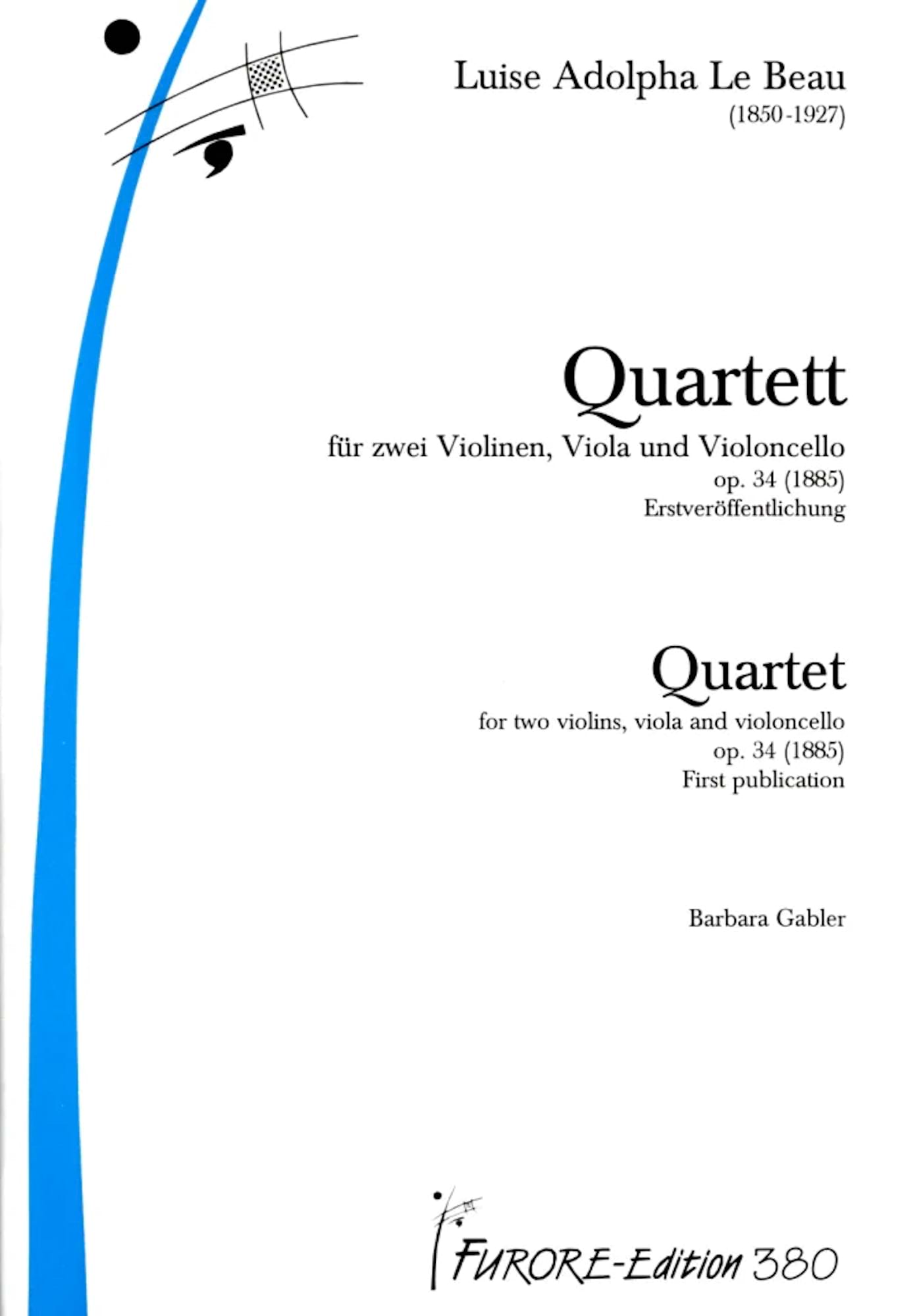 Streichquartett Le Beau Louise Adolpha Partition Quatuors