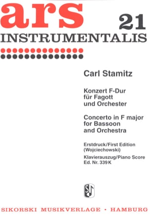 Konzert F-Dur - Basson STAMITZ Partition Basson