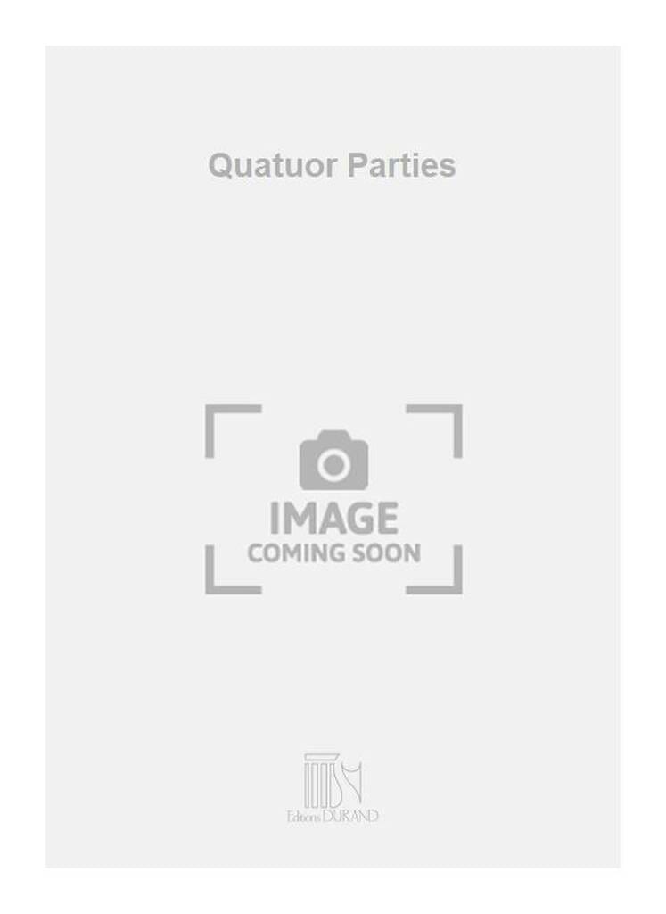Quatuor - Parties Claude Delvincourt Partition Quatuors