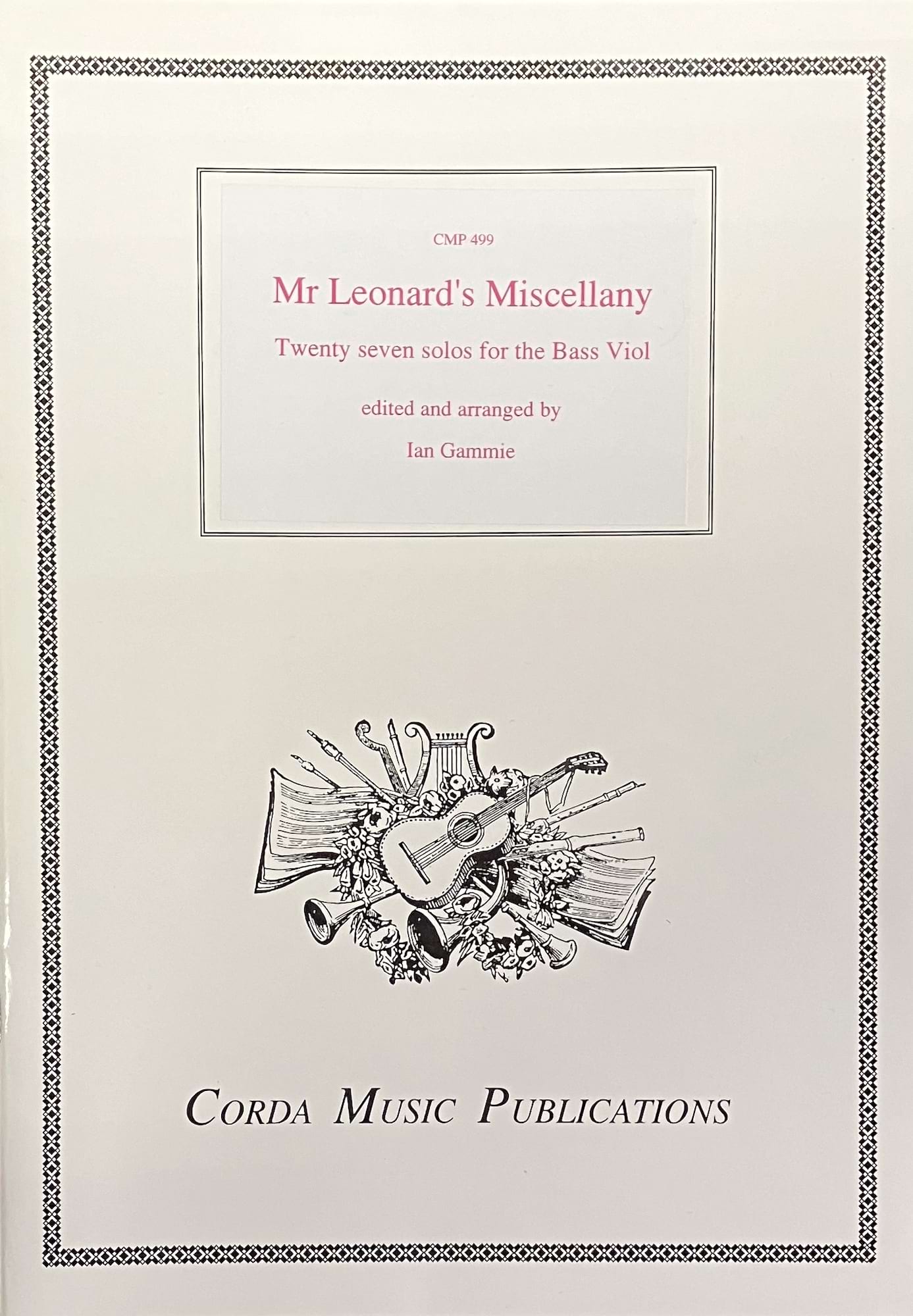 Mr Leonard's Miscellany Partition Viole de gambe