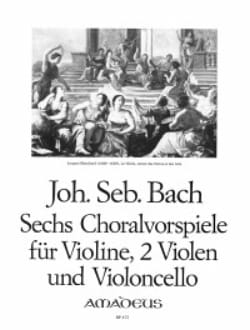 6 Chorals BACH Partition Quatuors