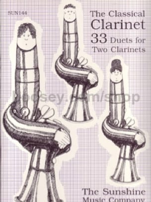 33 Duets for 2 Clarinets Partition Clarinette